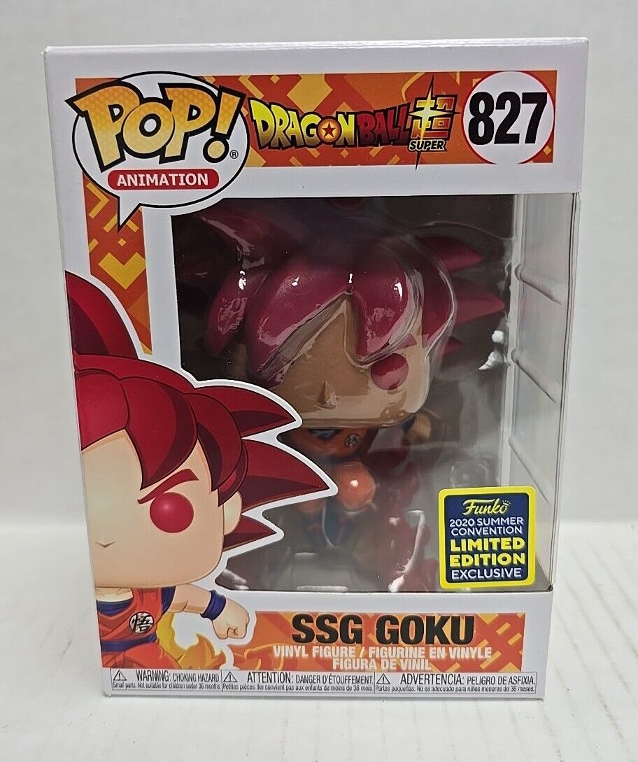 Funko Pop Animation Dragon Ball Z Super SSG Goku SDCC 2020 Exclusive #827