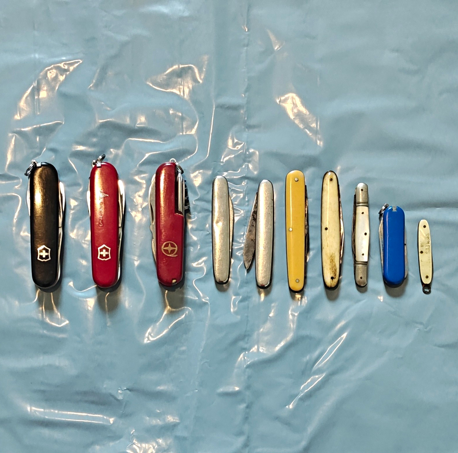 Mixed Vintage Pocketknife Lot of 10; Includes Victorinox, Sheffield,Ohligs &more Mixed Vintage Pocketknife Lot of 10; Includes Victorinox, Sheffield,Ohligs &more