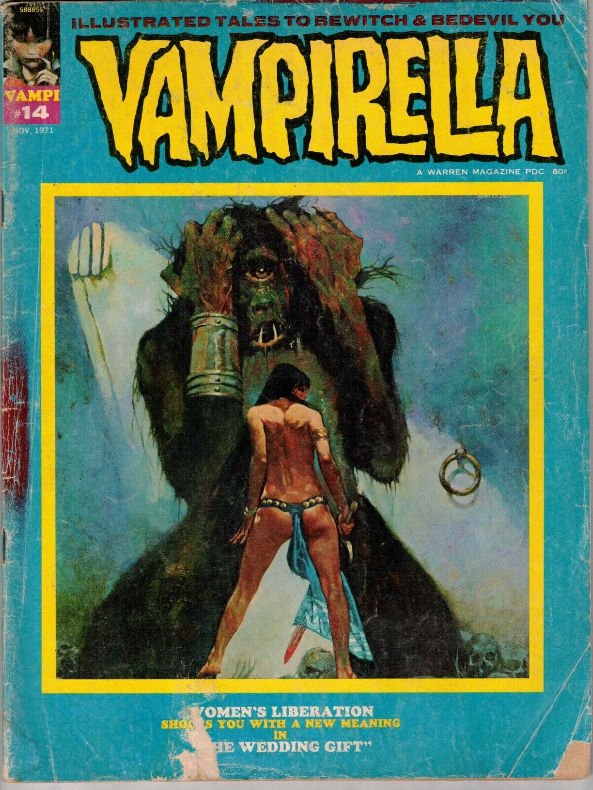 VAMPIRELLA (WARREN MAGAZINE) #14 1971 BRONZE AGE READER