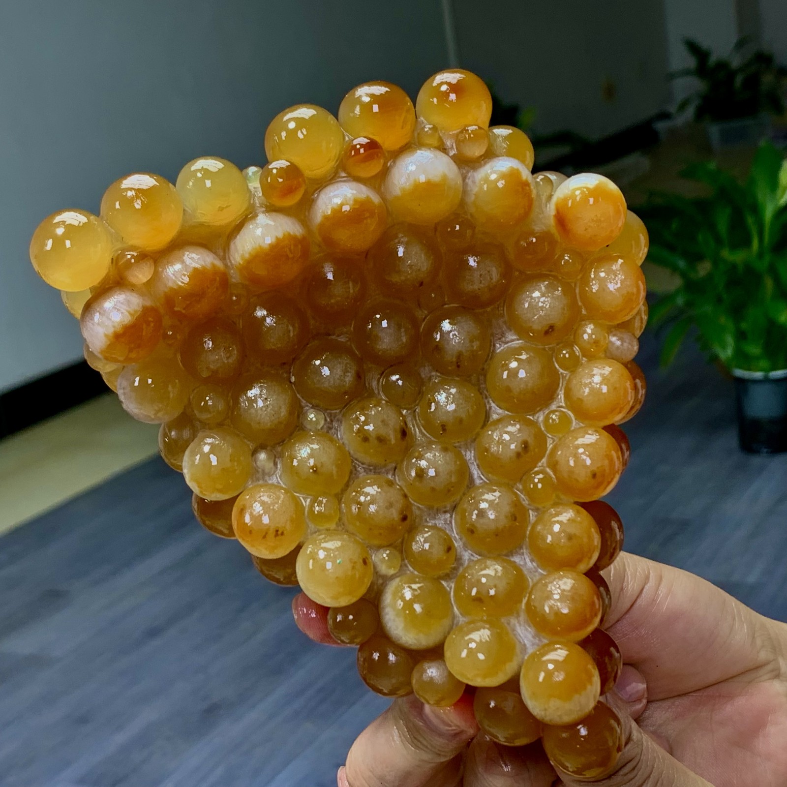 1.75LB Natural Gobi Agate Eye Agate grape shape Crystal Madagascar mineral 1.75LB Natural Gobi Agate Eye Agate grape shape Crystal Madagascar mineral