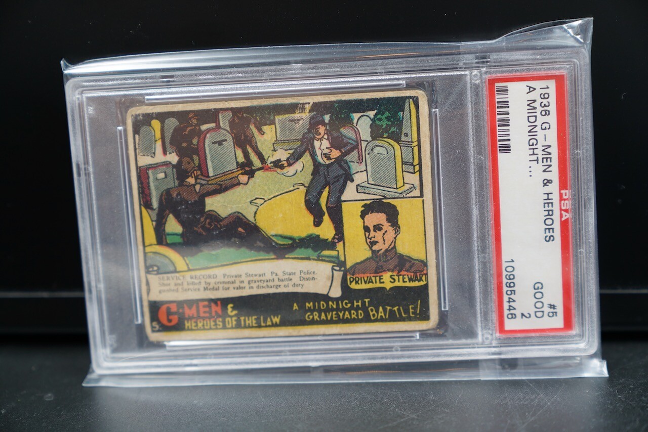 1936 G-Men & Heroes of the Law #5 PSA 2 Graded 1936 G-Men & Heroes of the Law #5 PSA 2 Graded