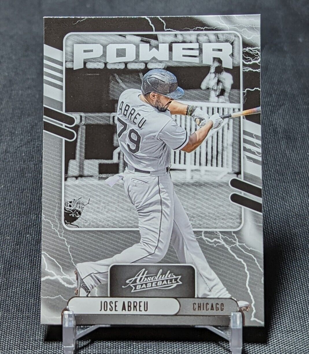 Jose Abreu Power 2021 Absolute Baseball Card #PO-6 Chicago White Sox