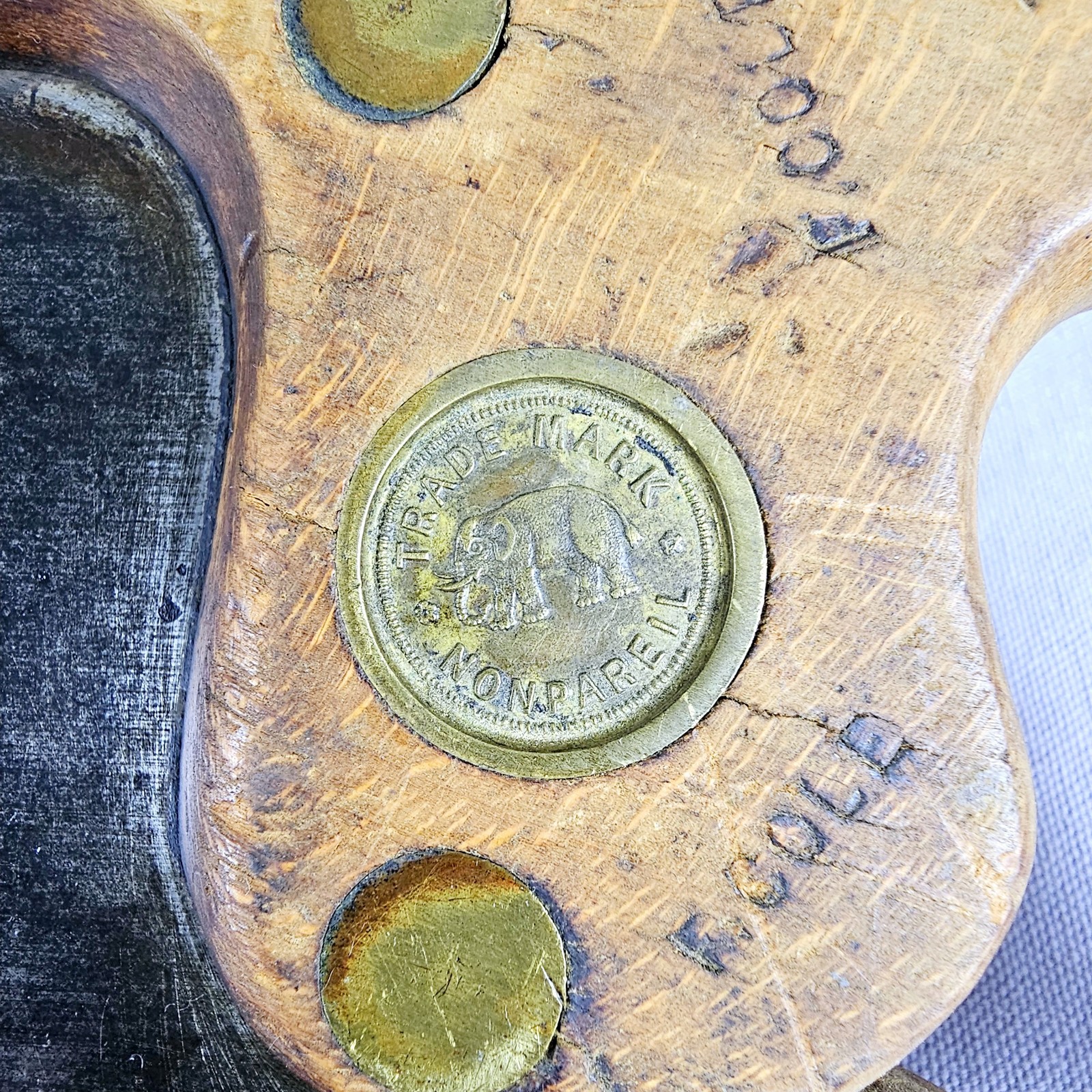 Antique W. Tyzack, Sons & Turner #2 Hand Saw Brass Split Screw England VERY RARE Antique W. Tyzack, Sons & Turner #2 Hand Saw Brass Split Screw England VERY RARE