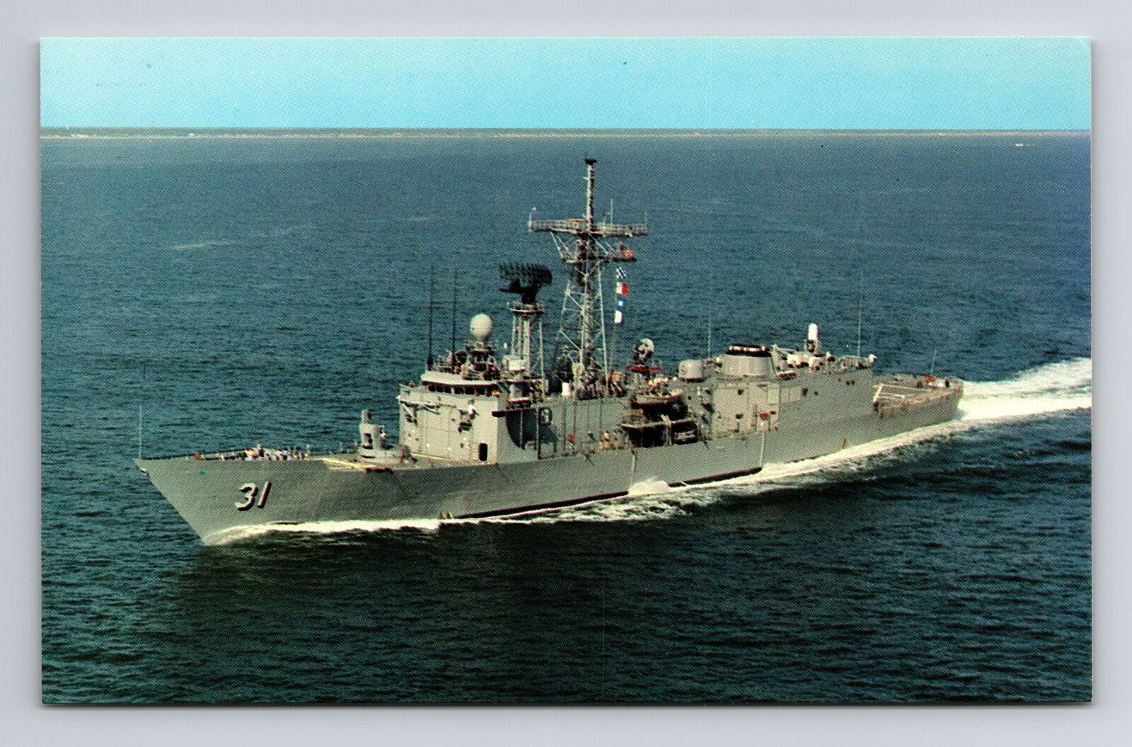 USS Stark, Ships, Transportation, Vintage Postcard