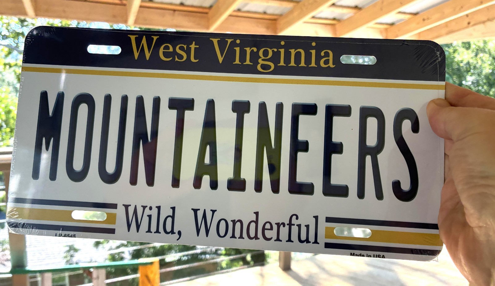 WVU Mountaineers Novelty License Plate West Virginia 12 WVU Mountaineers Novelty License Plate West Virginia 12
