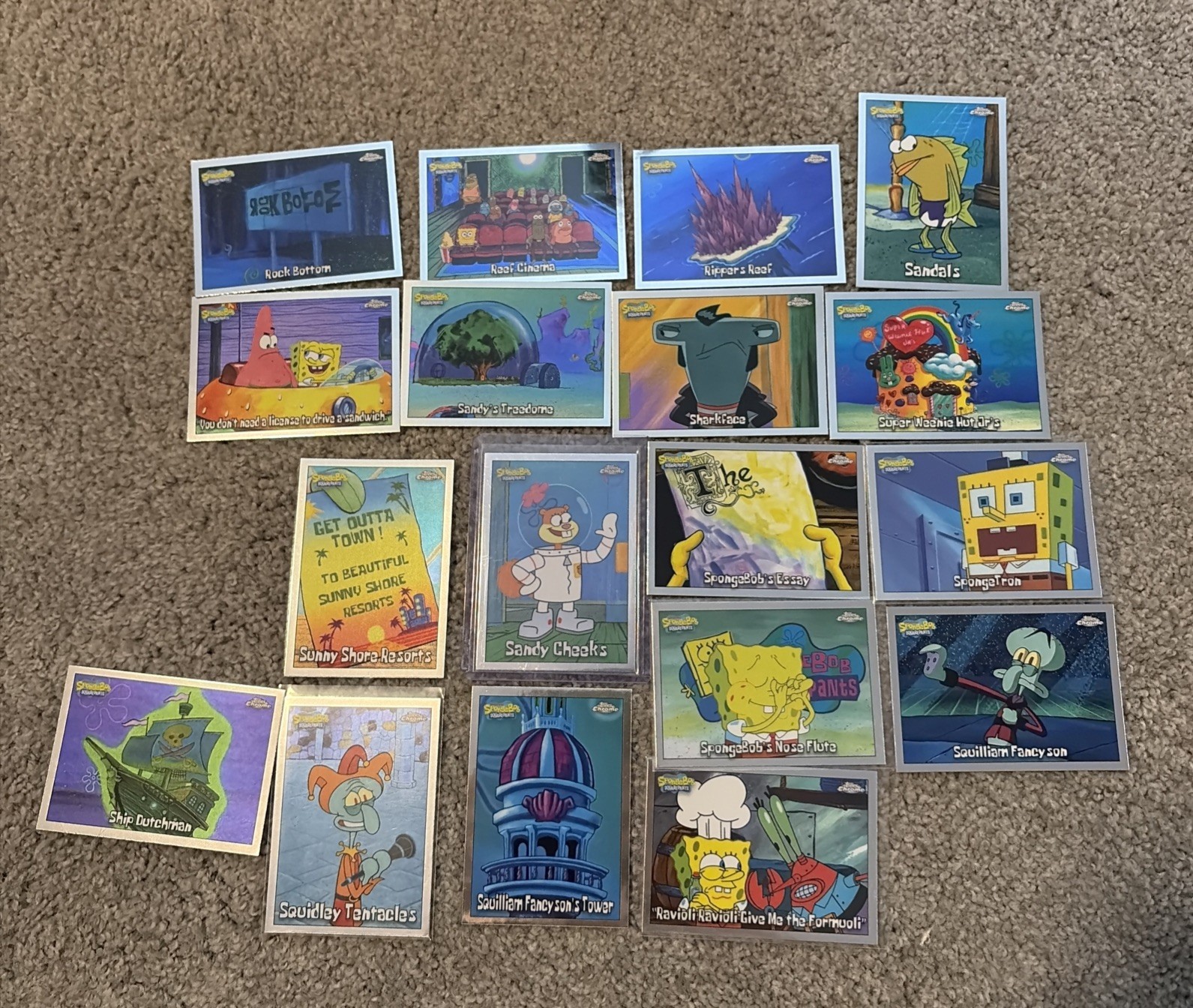 2025 Topps Chrome SpongeBob SquarePants - Lot Of 18 Base Cards (No Duplicates) 2025 Topps Chrome SpongeBob SquarePants - Lot Of 18 Base Cards (No Duplicates)