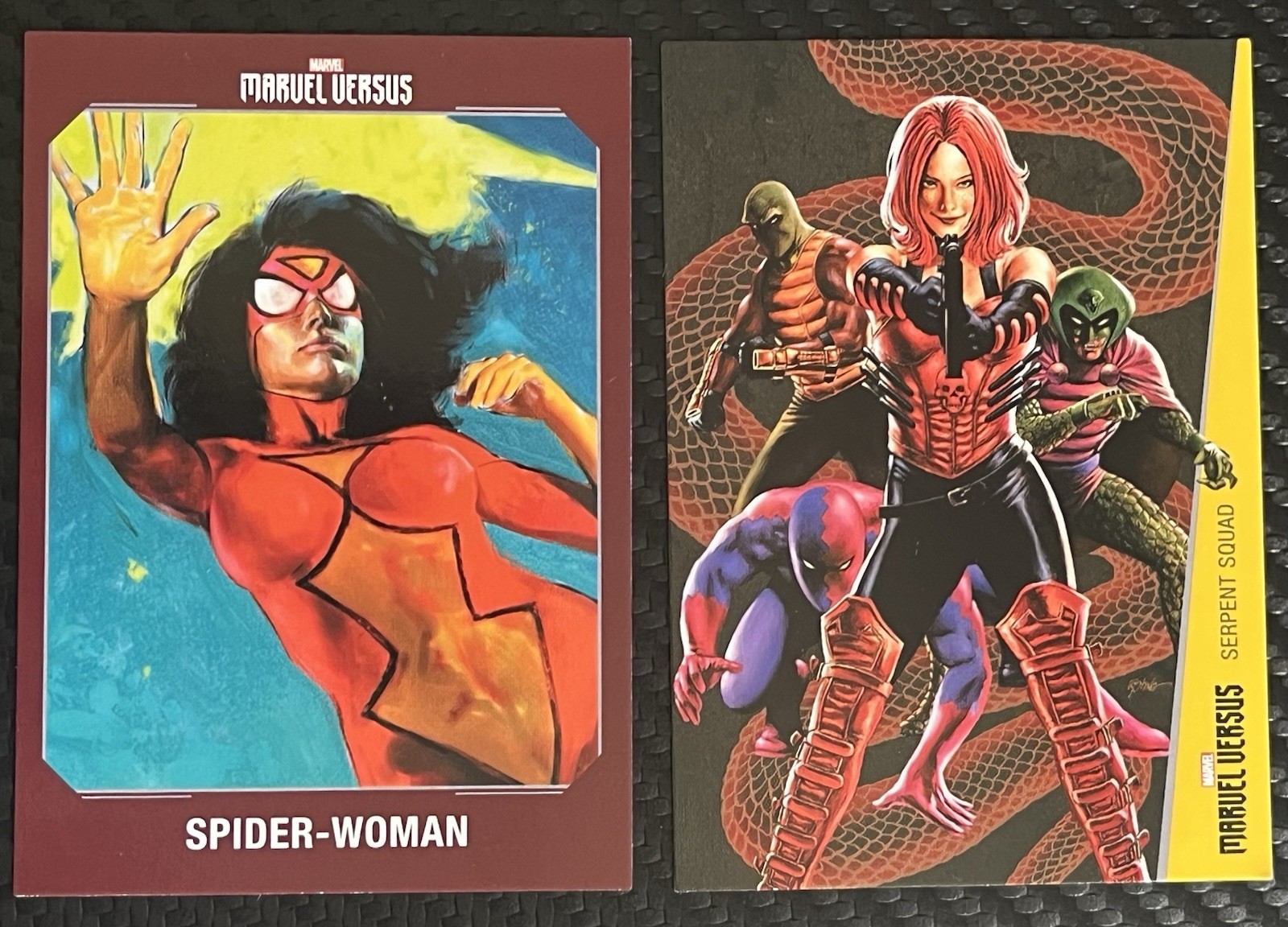 Panini 2022 Marvel Versus 2-Card Lot #66 Spider-Woman #109 Serpent Squad Panini 2022 Marvel Versus 2-Card Lot #66 Spider-Woman #109 Serpent Squad