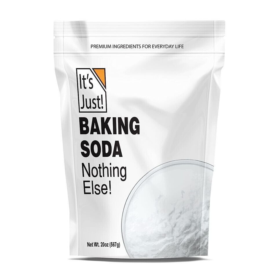It\'s Just-Baking Soda 100% Pure Sodium Bicarbonate Aluminum Free 1.25 Pounds