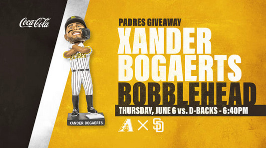 Xander Bogaerts Bobblehead San Diego Padres June 6th 2024 SGA PRESALE FAST SHIP