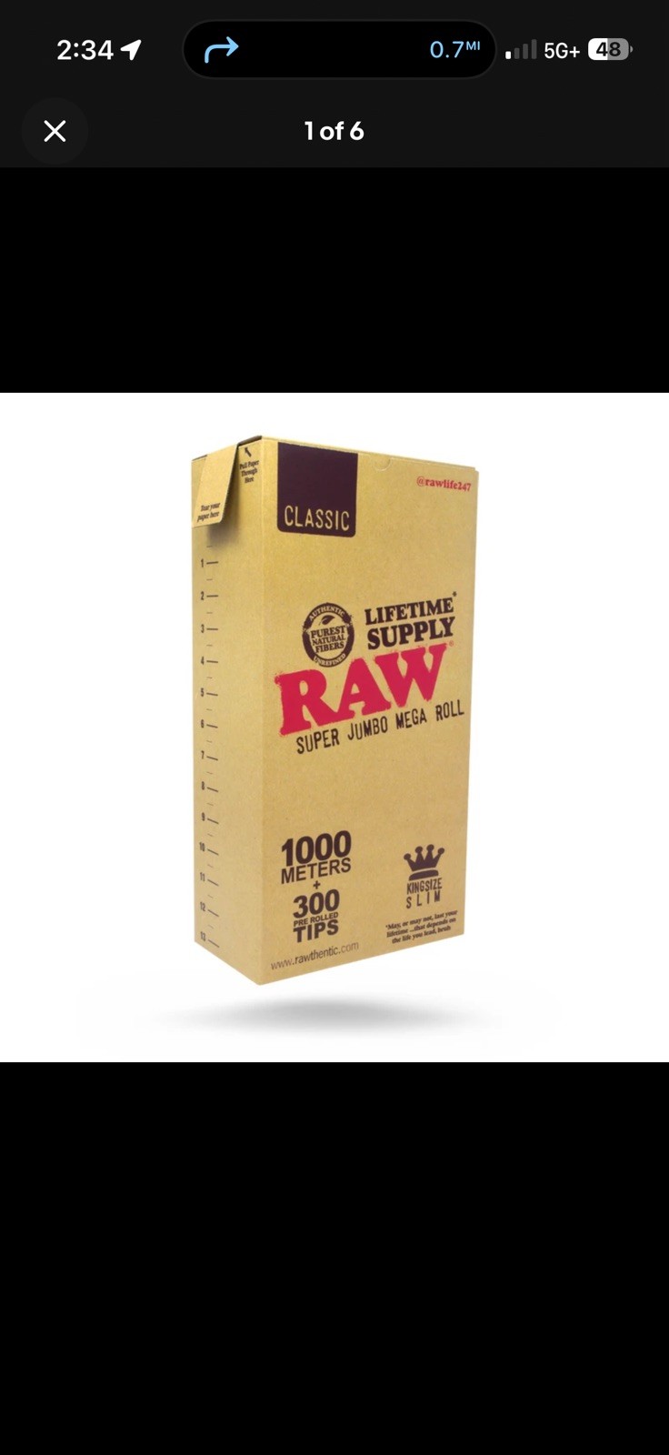 RAW Super Jumbo Mega Roll RAW Super Jumbo Mega Roll
