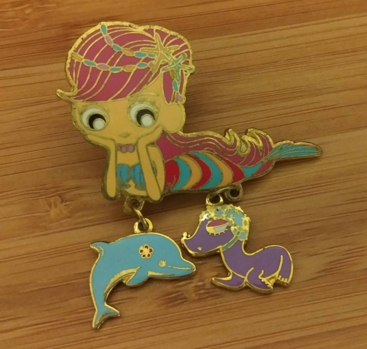 Vintage Sea World Orlando Mermaid Pin