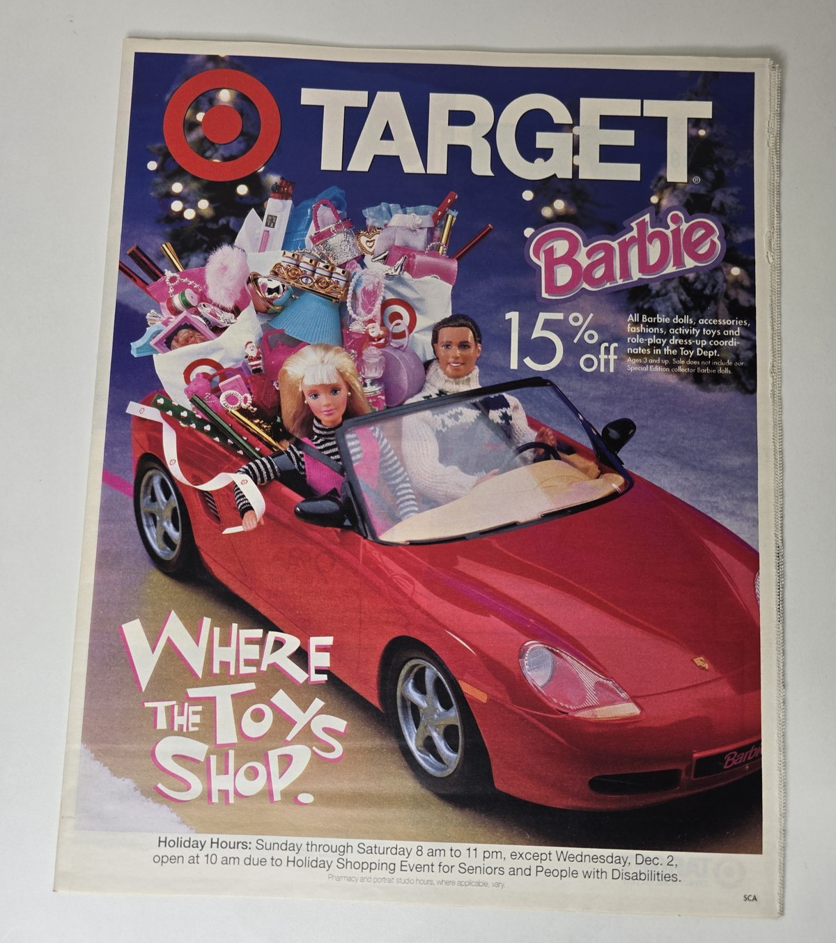 1998 Target Christmas Toy Catalog Barbie Ferrari Holiday Gifts 39 Pages Vintage 1998 Target Christmas Toy Catalog Barbie Ferrari Holiday Gifts 39 Pages Vintage
