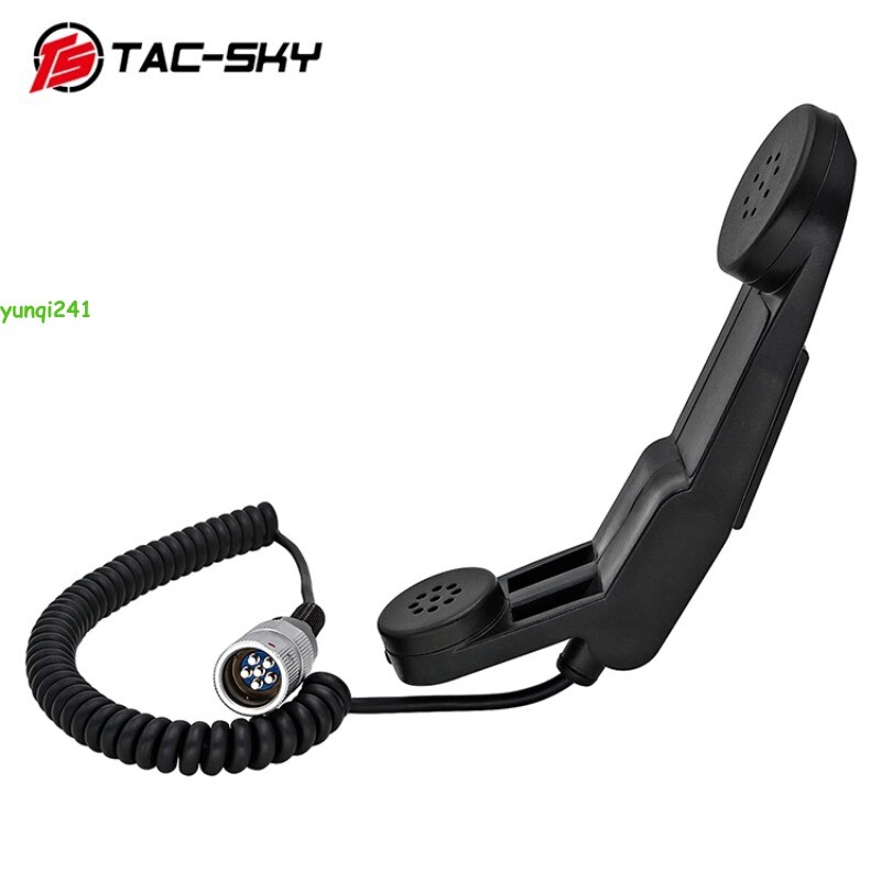 H-250 US Military Radio Handset Tactical 6-Pin handheld Speaker Mic For PRC-152A