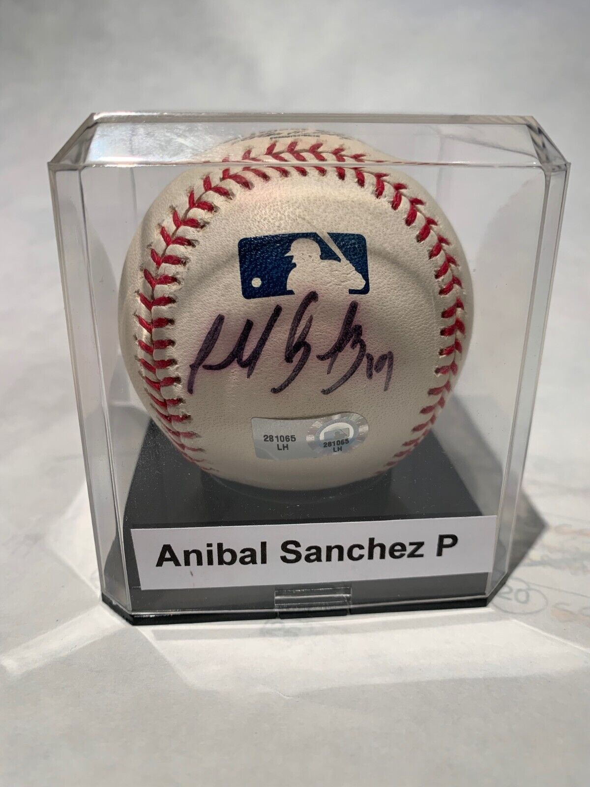 ANIBAL SANCHEZ / Zachary Kroenke Signed Autographed Rawlings Baseball
