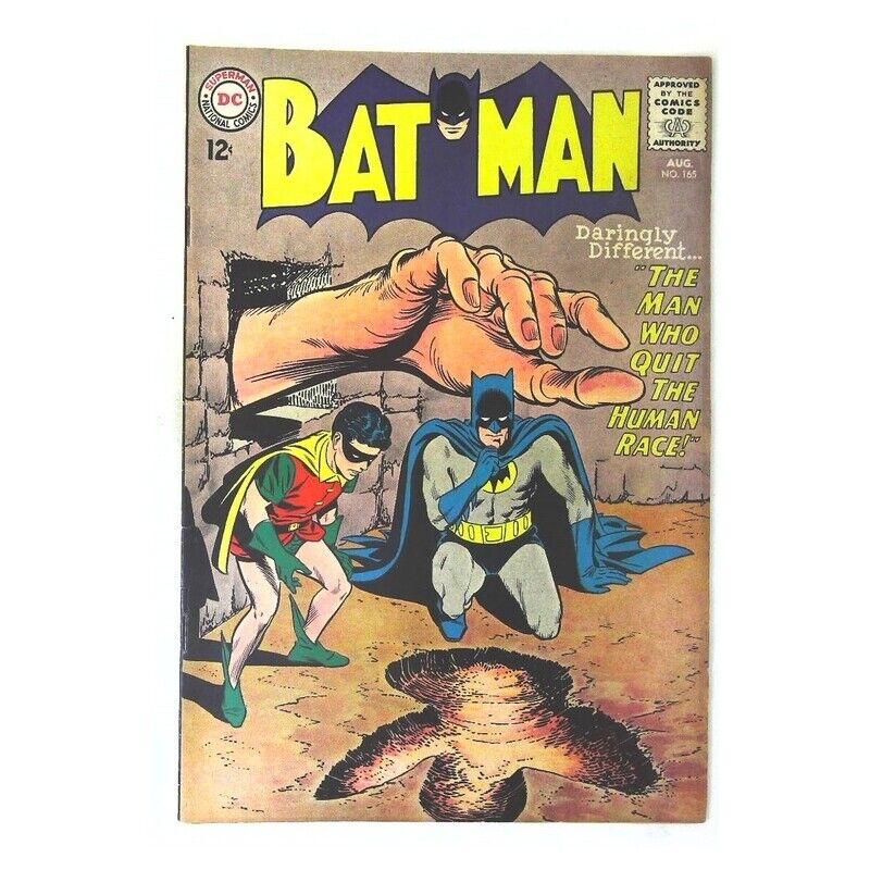 Batman (1940 series) #165 in Very Fine minus condition. DC comics [h/
