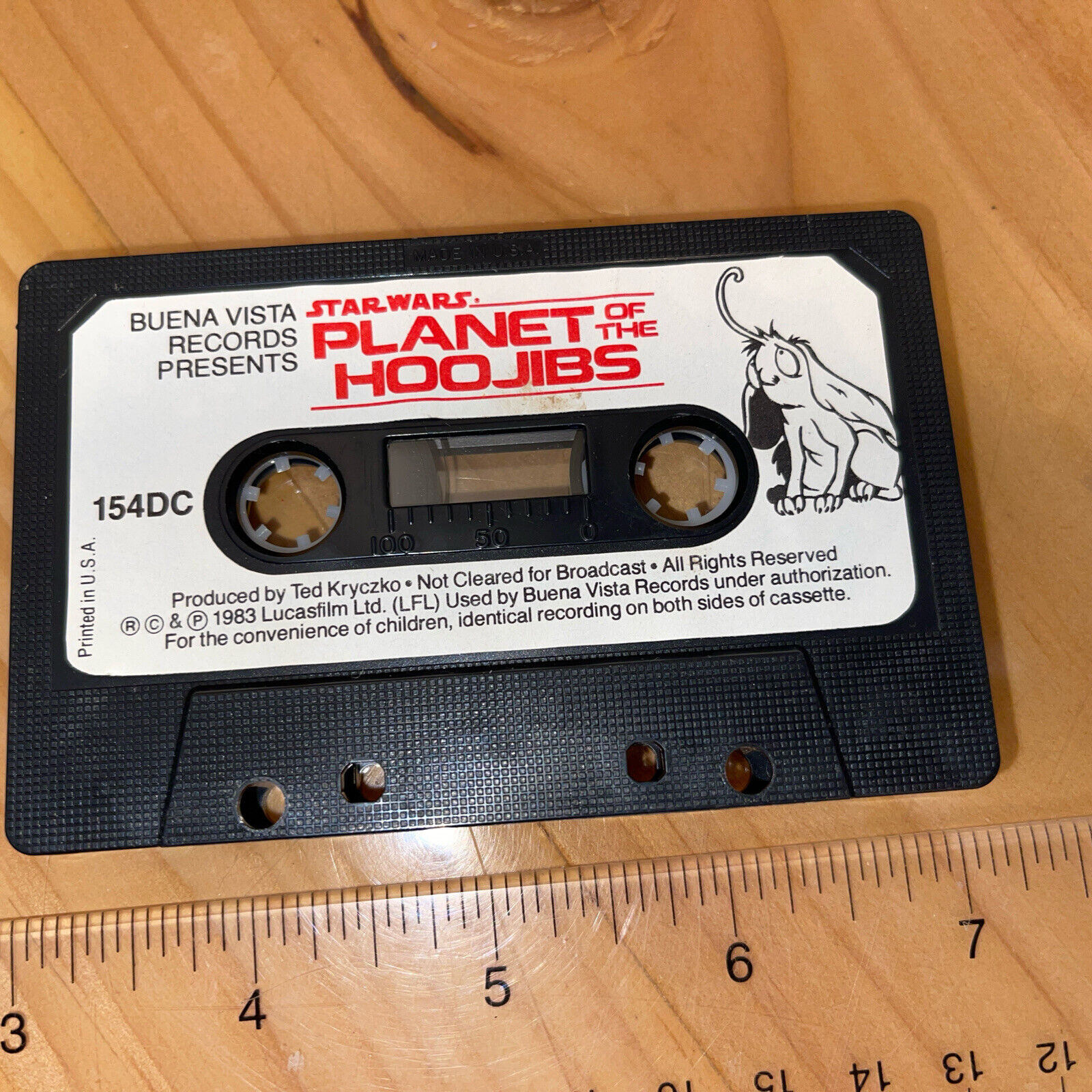 Vintage Star Wars 1983 Planet Of The Hoojibs Cassette Tape