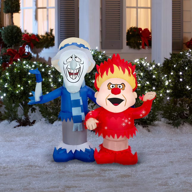 4 FT HEAT & SNOW MISER BROTHERS YEAR WITHOUT SANTA CLAUS INFLATABLE 4 FT HEAT & SNOW MISER BROTHERS YEAR WITHOUT SANTA CLAUS INFLATABLE