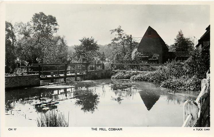 Cobham Surrey England The Mill OLD PHOTO Cobham Surrey England The Mill OLD PHOTO