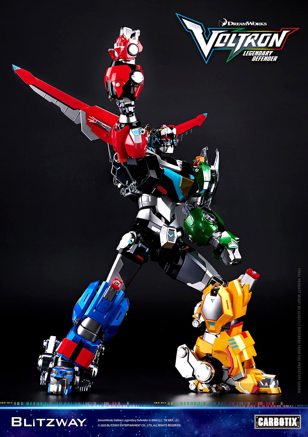 Blitzway Carbotix Voltron: Legendary Defender BW-CA-11302 Blitzway Carbotix Voltron: Legendary Defender BW-CA-11302