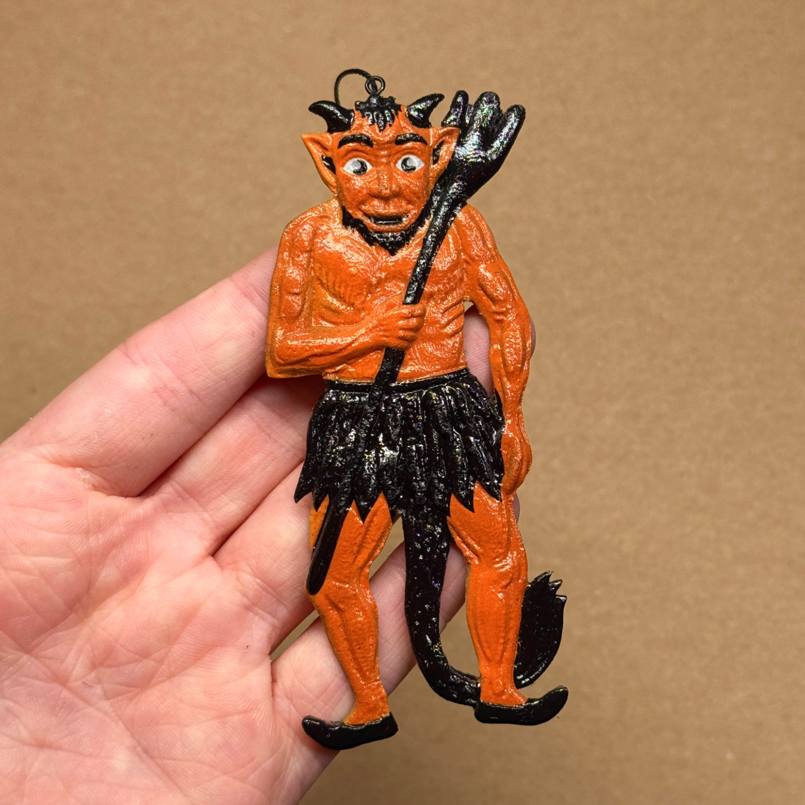 Embossed Paper Cardboard Die Cut Vintage German Inspired Halloween Ornaments Embossed Paper Cardboard Die Cut Vintage German Inspired Halloween Ornaments