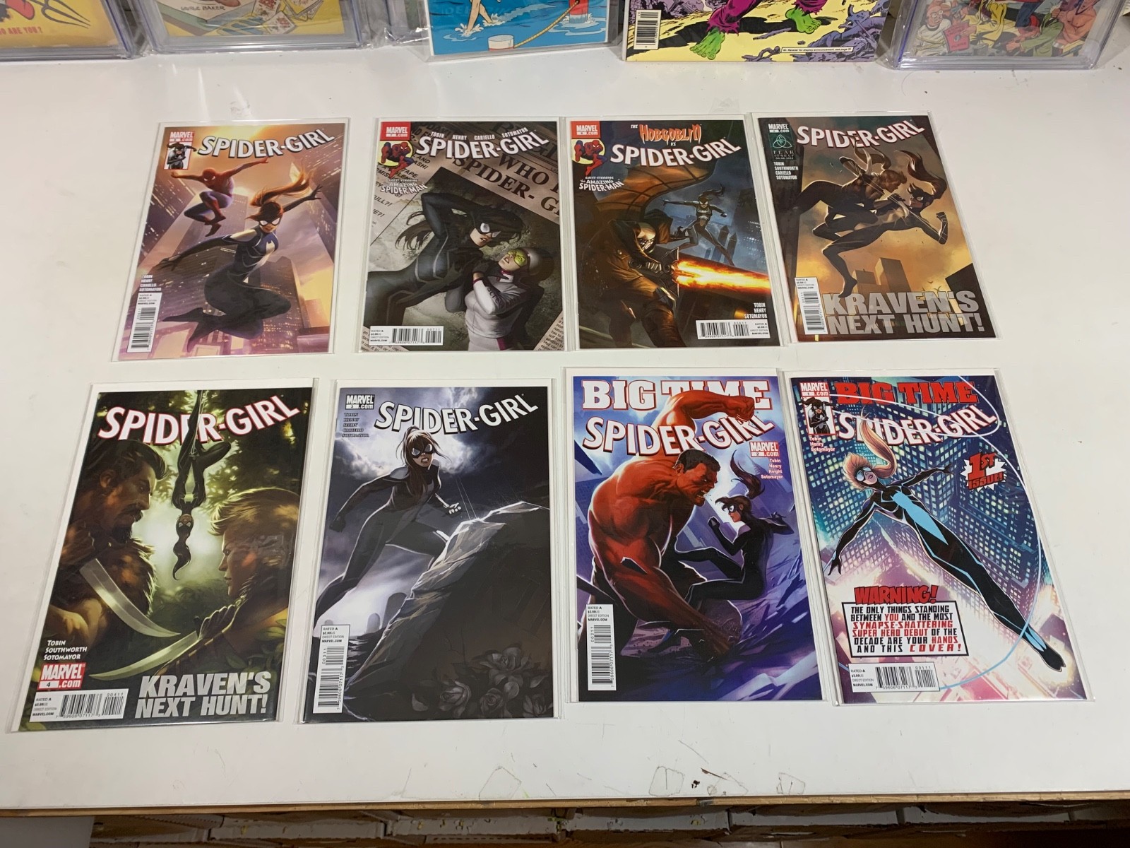 Spider-Girl #1-8 (2011, Marvel) Complete Set NM Key NM/NM+ Spider-Girl #1-8 (2011, Marvel) Complete Set NM Key NM/NM+