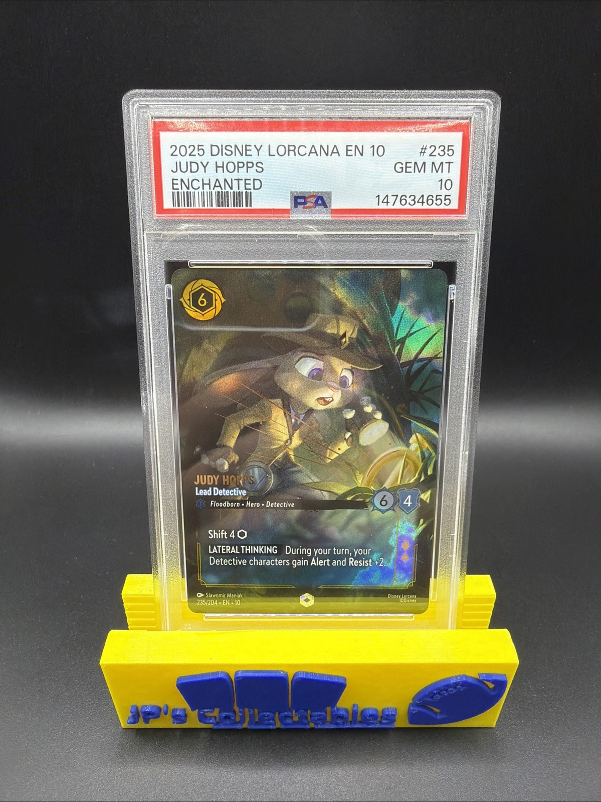 2025 Disney Lorcana EN-10 Whispers In The Well Judy Hopps #235 Enchanted PSA 10 2025 Disney Lorcana EN-10 Whispers In The Well Judy Hopps #235 Enchanted PSA 10