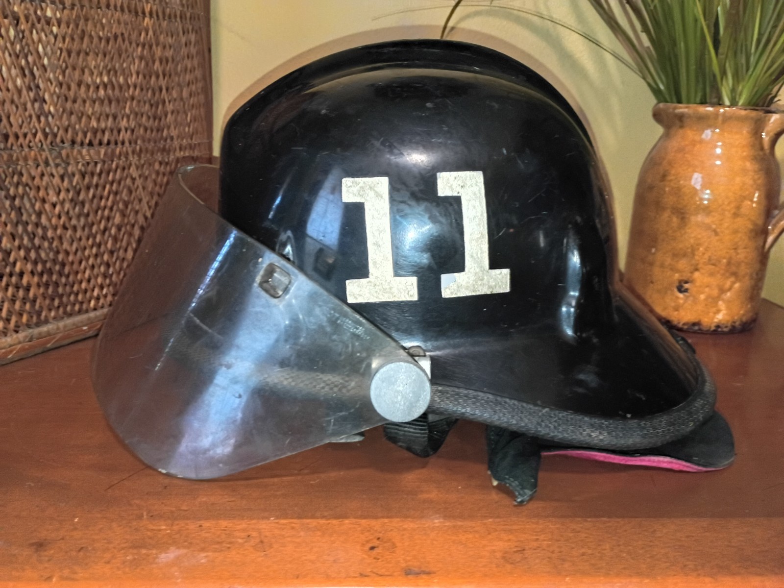Vintage CAIRNS BROS 770 Fire Helmet w Face Shield 3 Fireman Rescue Firefighter