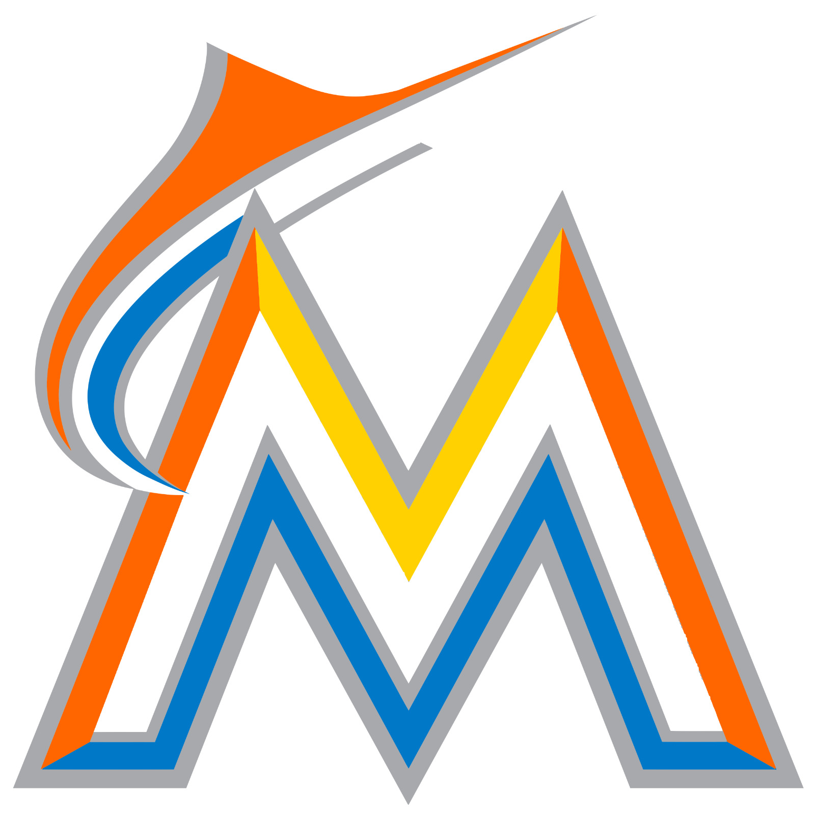 Miami Marlins MLB Baseball Team Logo 4\
