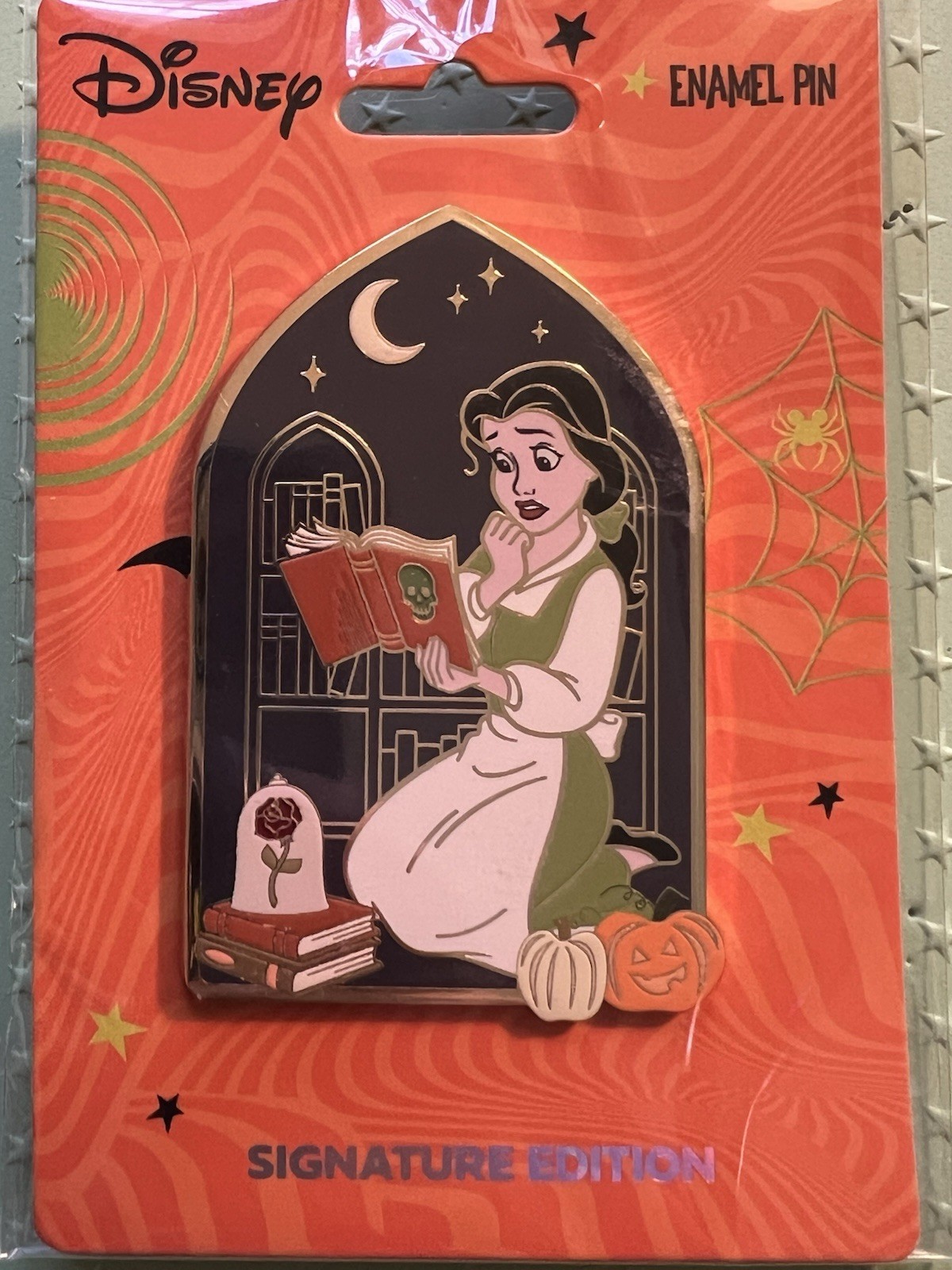 PALM Disney Belle Halloween Signature Edition Pin LE - Sold Out Pin PALM Disney Belle Halloween Signature Edition Pin LE - Sold Out Pin