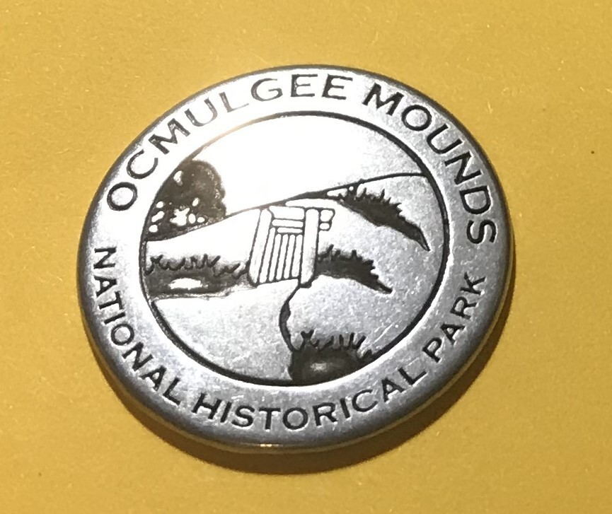 Ocmulgee Mounds National Historical Park Collectible Token Ocmulgee Mounds National Historical Park Collectible Token