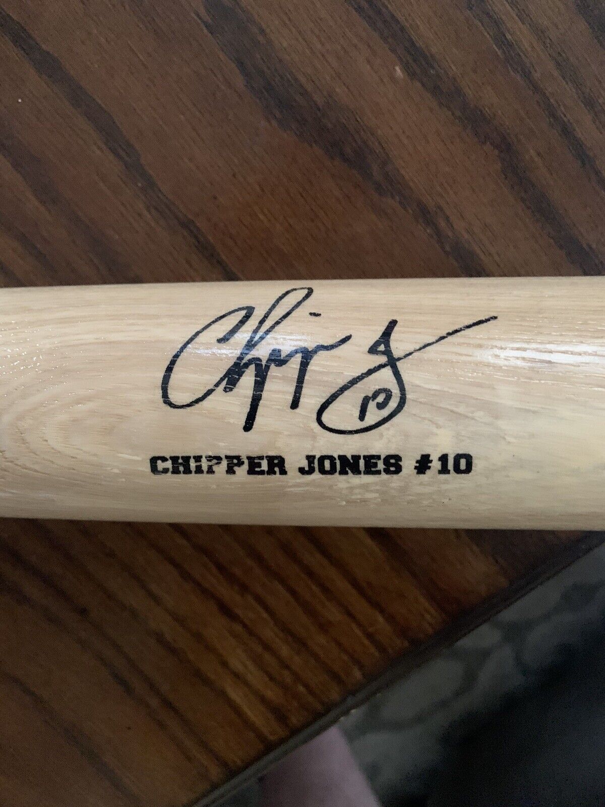 Chipper Jones Atlanta Braves Autographed Baseball Bat