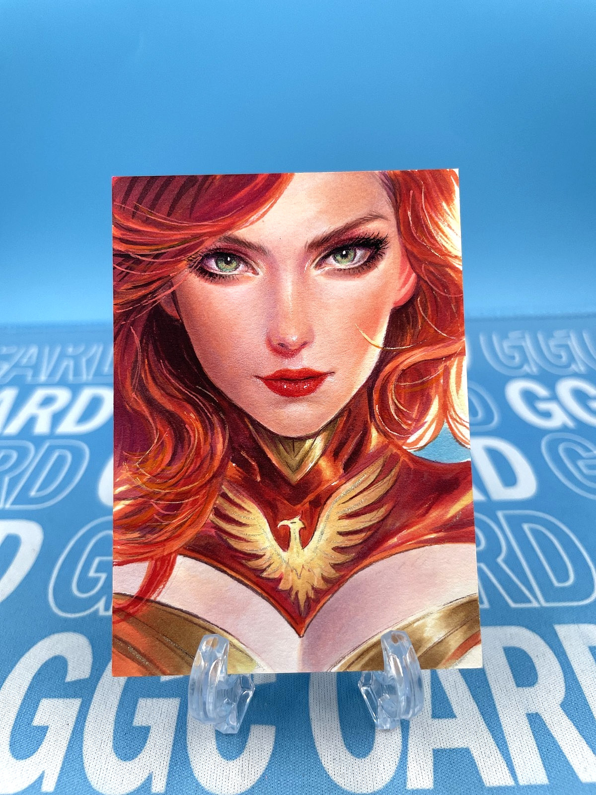 【Black Card】GGC Studio Marvel Jean Grey Custom Art Sketch Card 1/1 AUTO