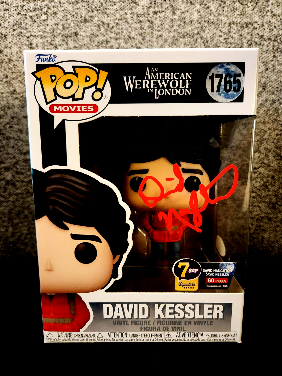 American Werewolf In London David Kessler Funko signed by David Naughton LE 1/60 American Werewolf In London David Kessler Funko signed by David Naughton LE 1/60