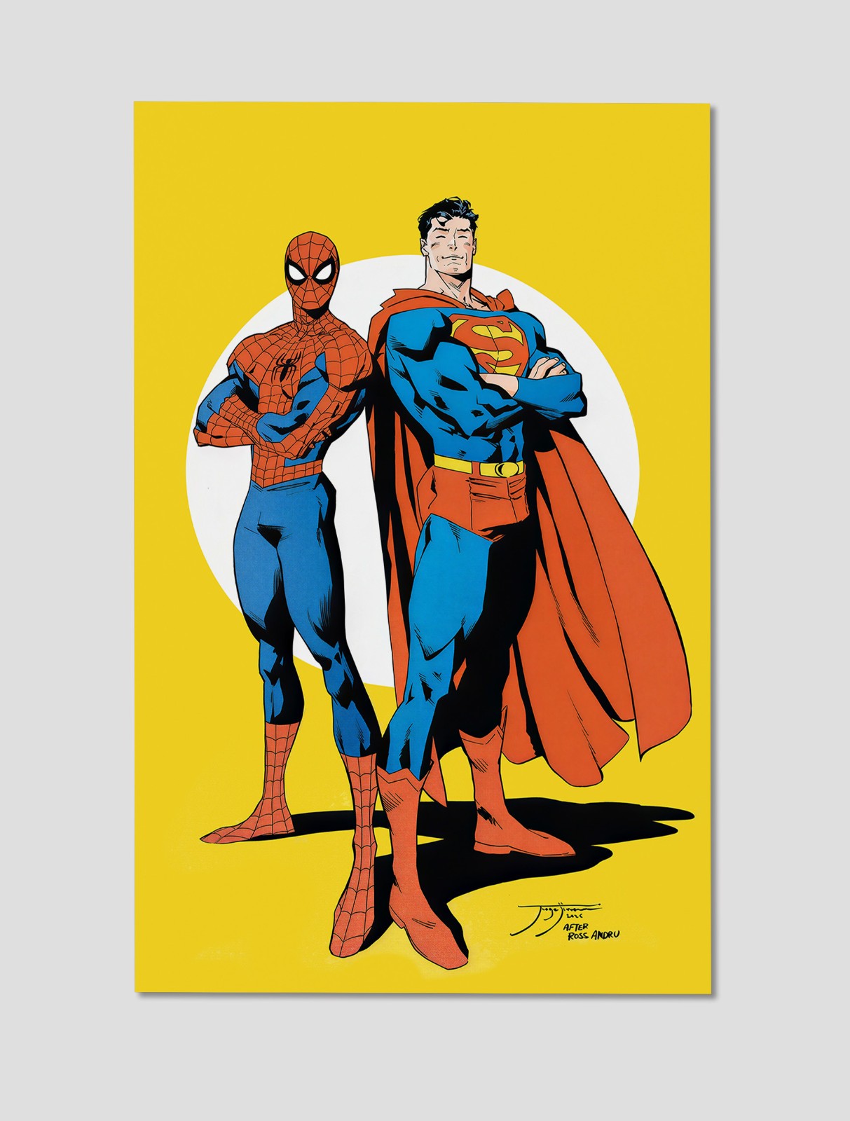 Spider-Man Superman Classic Icons Premium Giclee Print Poster 11x17 DC Wal Art Spider-Man Superman Classic Icons Premium Giclee Print Poster 11x17 DC Wal Art