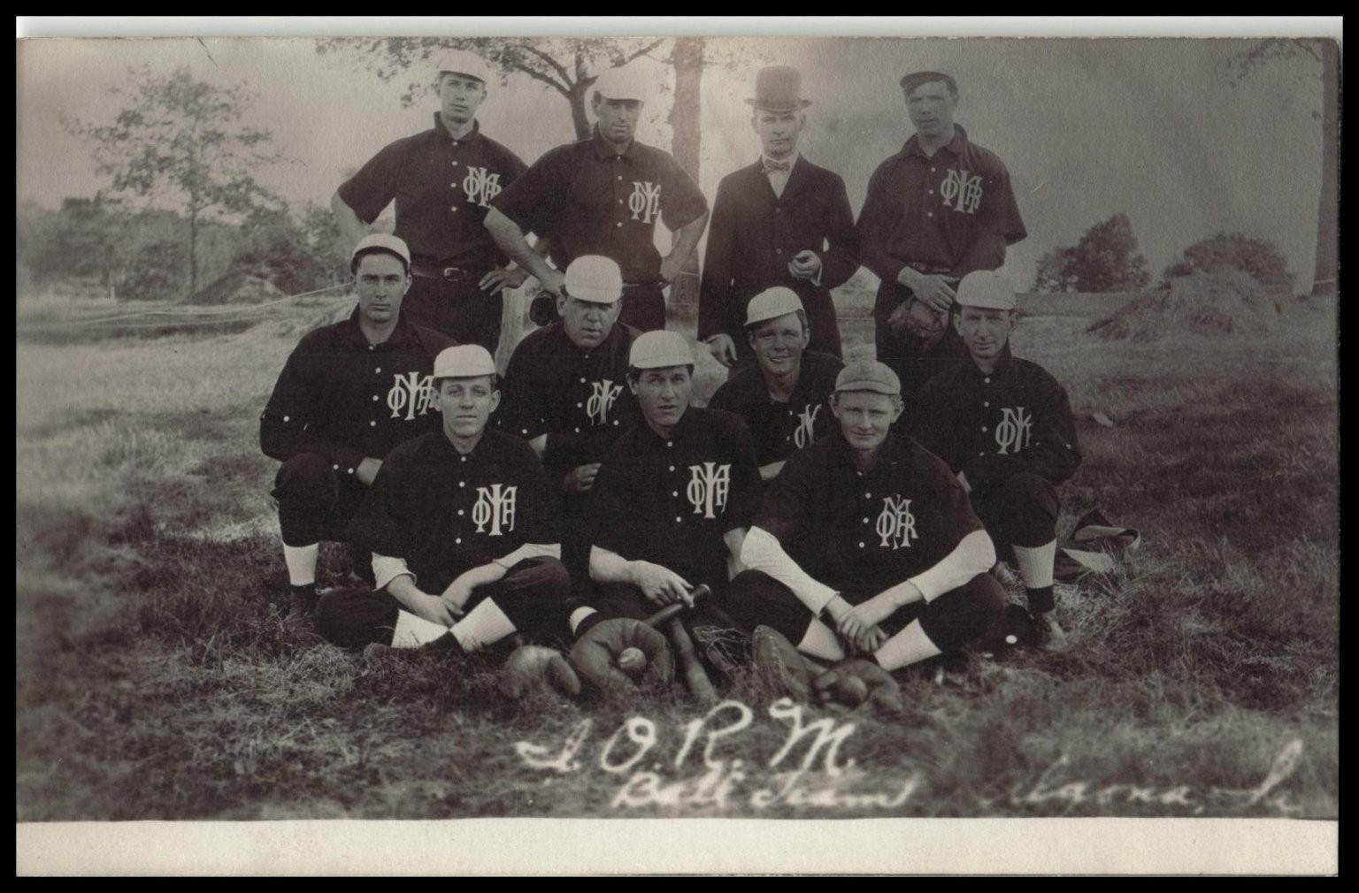 Vintage KRUXO RPPC IORM Baseball Team Laona Illinois IMPROVED ORDER OF RED MEN Vintage KRUXO RPPC IORM Baseball Team Laona Illinois IMPROVED ORDER OF RED MEN