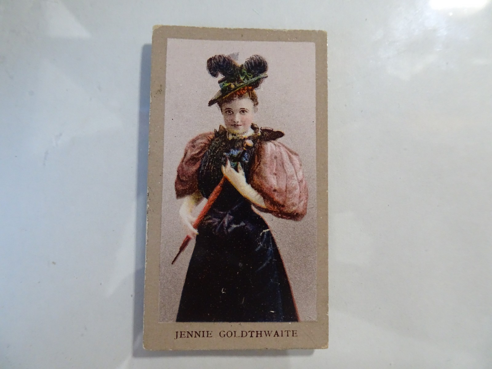 1890 N213 Kinney Brothers Sweet Caporal Actresses Jennie Goldthwaite Good (2)
