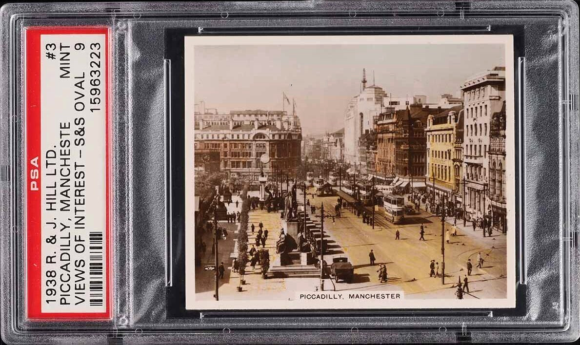 1938 PSA 9 Pop 1 Piccadilly Manchester #3 - R&J Hill S&S Oval VIEWS OF INTEREST 1938 PSA 9 Pop 1 Piccadilly Manchester #3 - R&J Hill S&S Oval VIEWS OF INTEREST