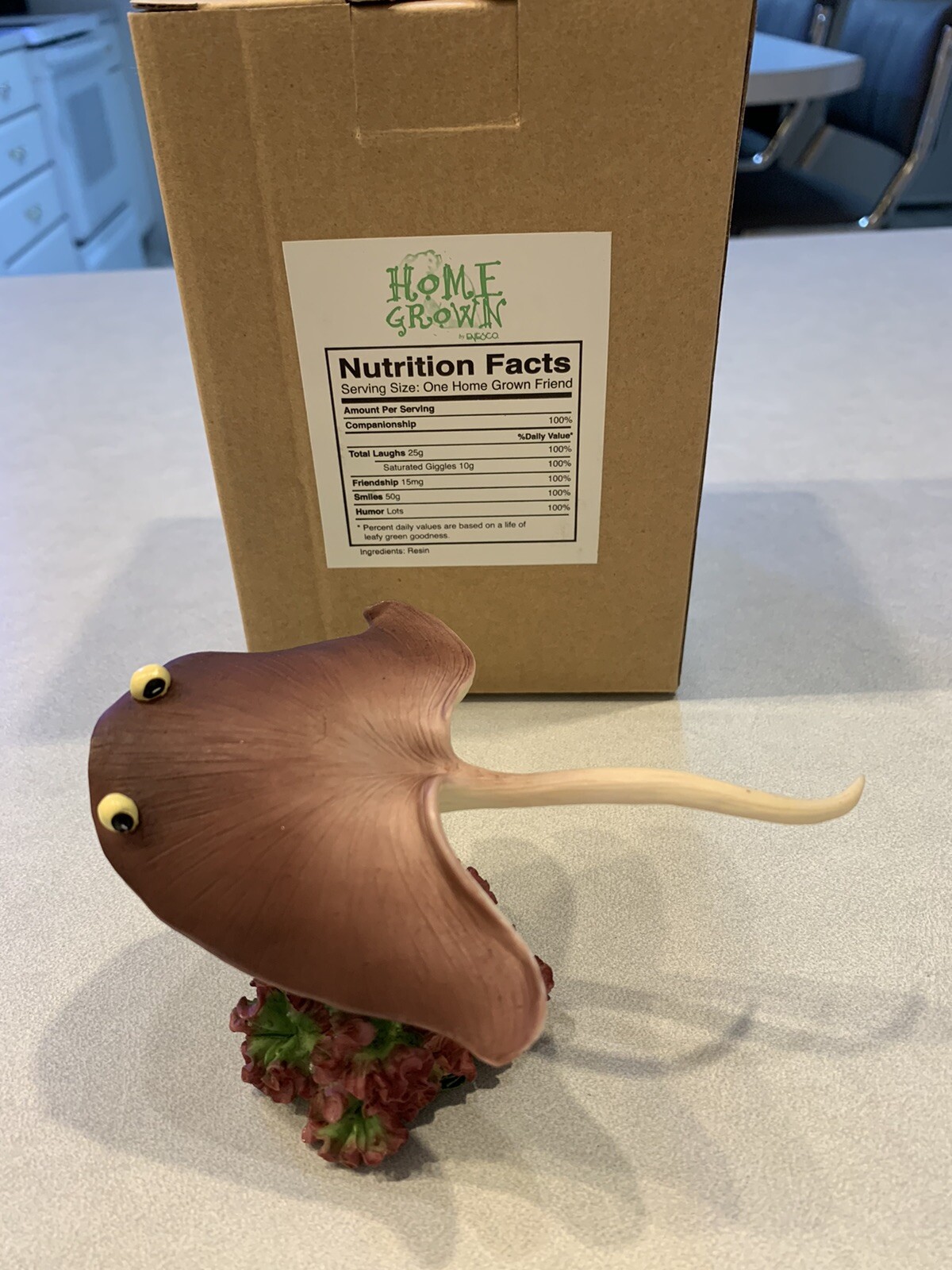Enesco Home Grown Collectible “Mushroom Stingray” Figurine Enesco Home Grown Collectible “Mushroom Stingray” Figurine