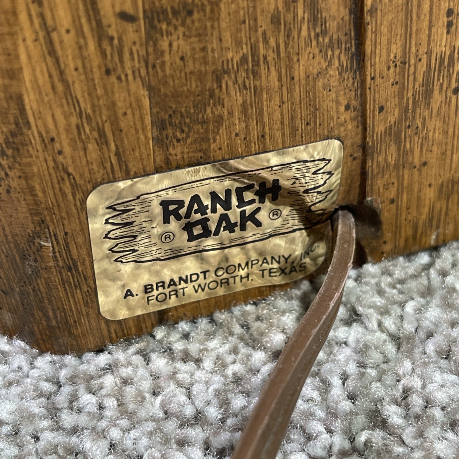 Vintage A Brandt Ranch Oak Table Lamp MCM Sculptural Brutalist Wood Brass 24 Vintage A Brandt Ranch Oak Table Lamp MCM Sculptural Brutalist Wood Brass 24
