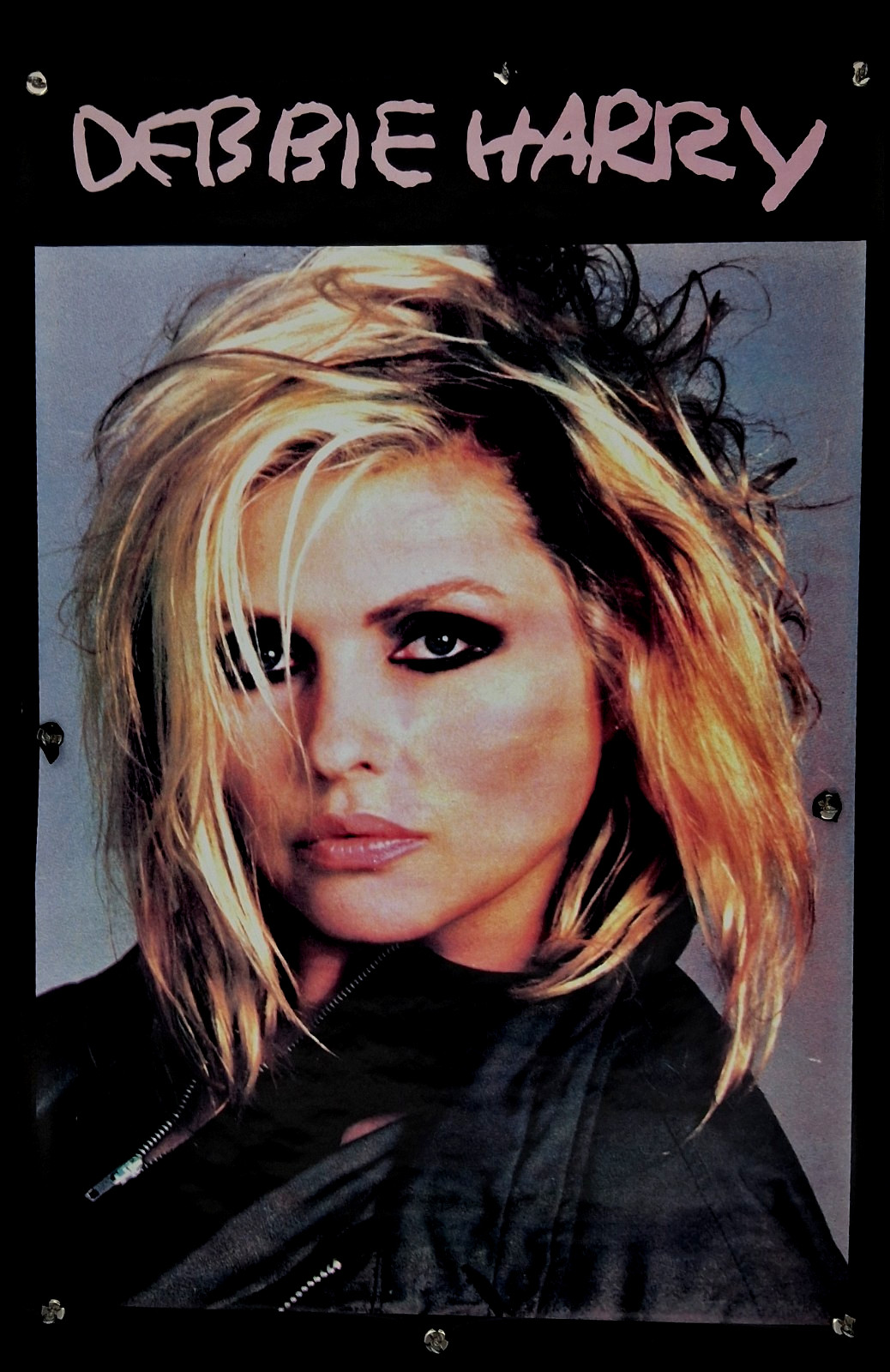 HUGE RARE Subway Poster: Debbie Harry Rare Vintage Rockbird Blondie Promo