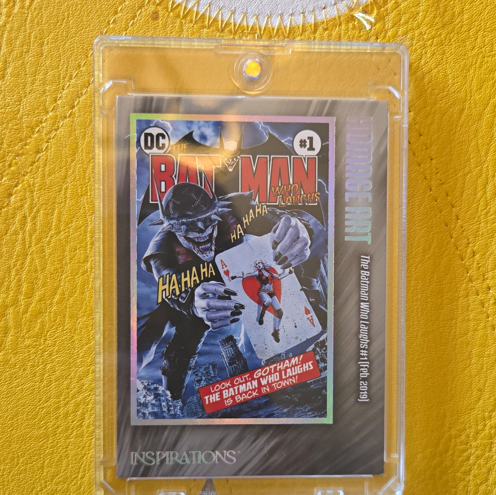 Upper Deck Inspirations The Batman Who Laughs #1 Insert DC Universe Batman Card Upper Deck Inspirations The Batman Who Laughs #1 Insert DC Universe Batman Card