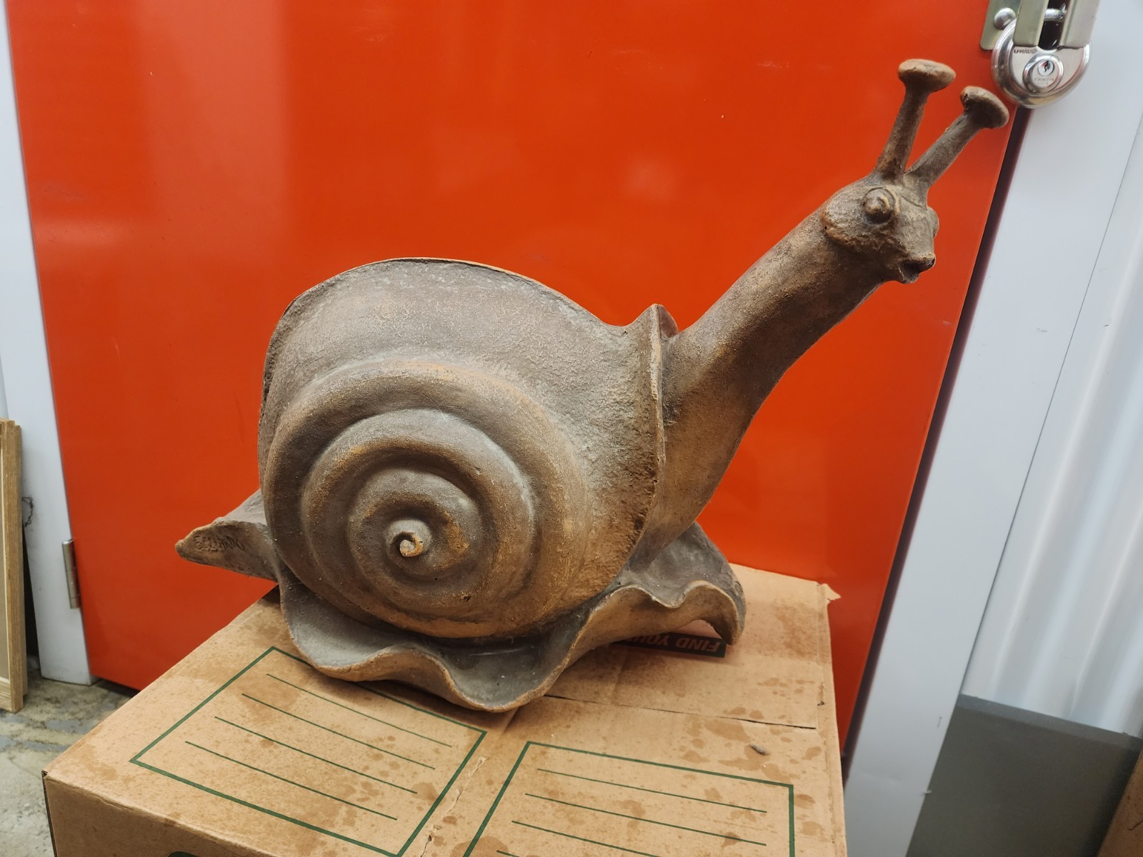 Vtg Paul Bellardo Austin Ceramic Snail 
