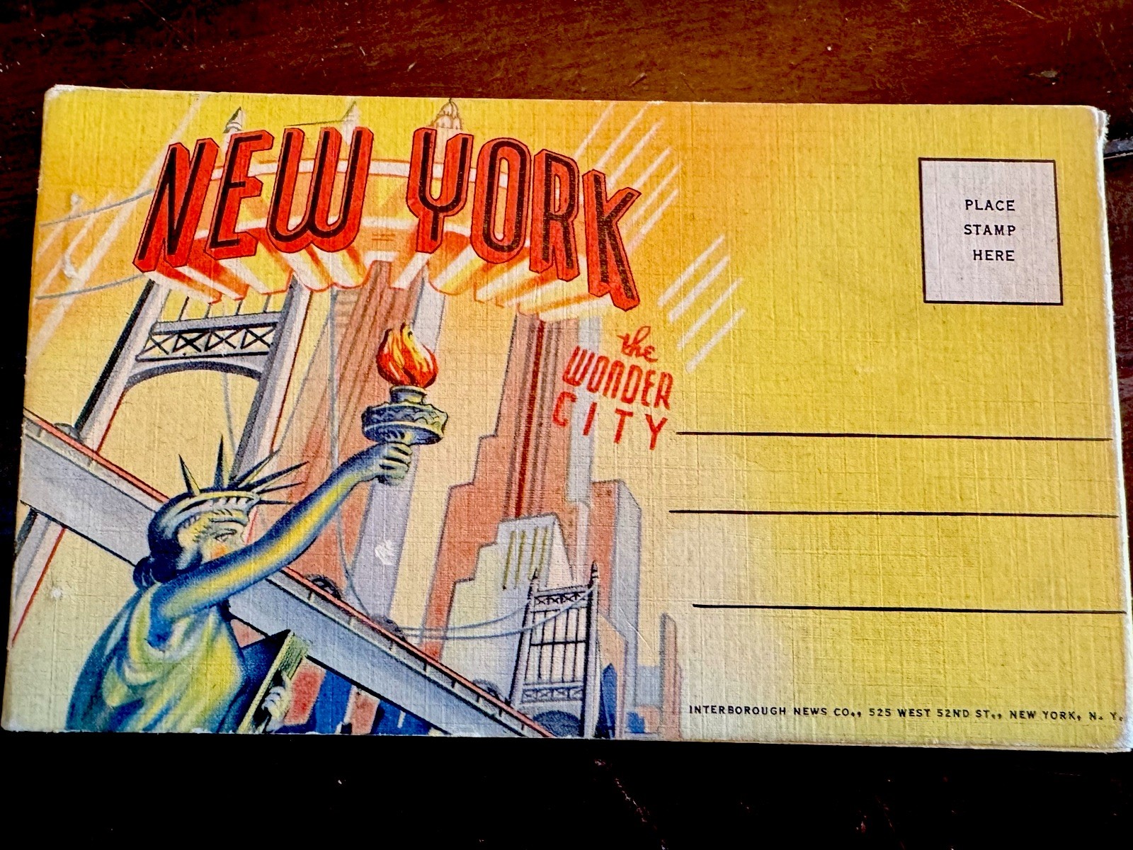 Vintage 1940's New York City - The Wonder City - Postcard Booklet - 20 Postcards Vintage 1940's New York City - The Wonder City - Postcard Booklet - 20 Postcards