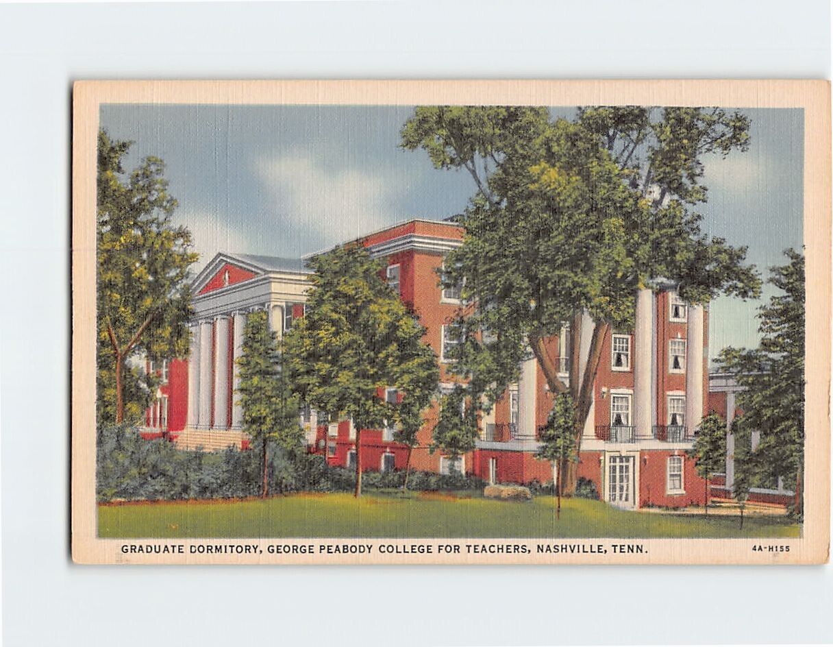 Postcard Graduate Dormitory, George Peabody College For Teachers, Nashville, TN