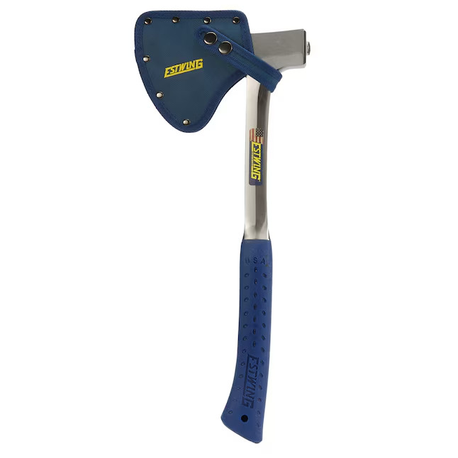Estwing 2.87-lb Forged steel Camp axe with 14.75-in Steel Handle 1020665 Estwing 2.87-lb Forged steel Camp axe with 14.75-in Steel Handle 1020665