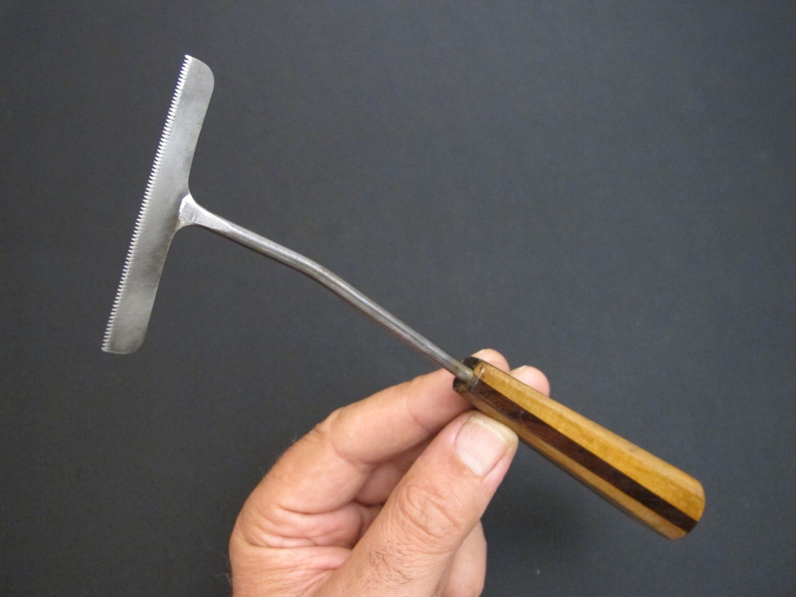 Very Rare/Unusual Vtg T-Handle Saddle maker/Leather Working Antique Shaping Tool Very Rare/Unusual Vtg T-Handle Saddle maker/Leather Working Antique Shaping Tool