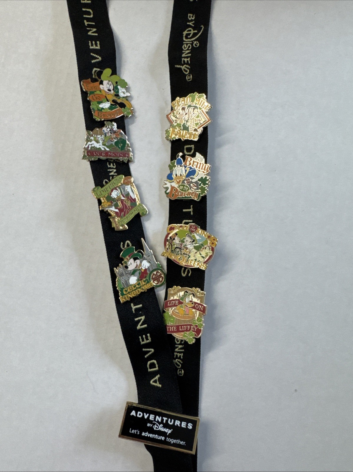 Adventures by Disney - Ireland Set of 8 Pins - 2007 - Irish Celtic ABD EXCLUSIVE Adventures by Disney - Ireland Set of 8 Pins - 2007 - Irish Celtic ABD EXCLUSIVE