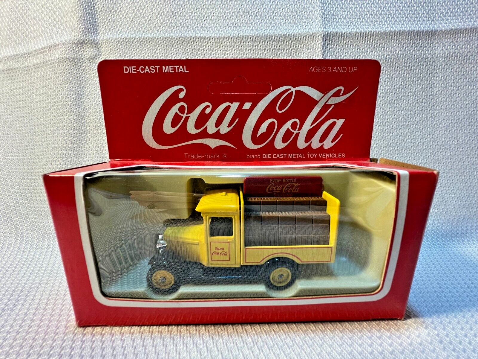 1979 Hartoy Coca Cola Die Cast Model Delivery Truck Vintage Coke