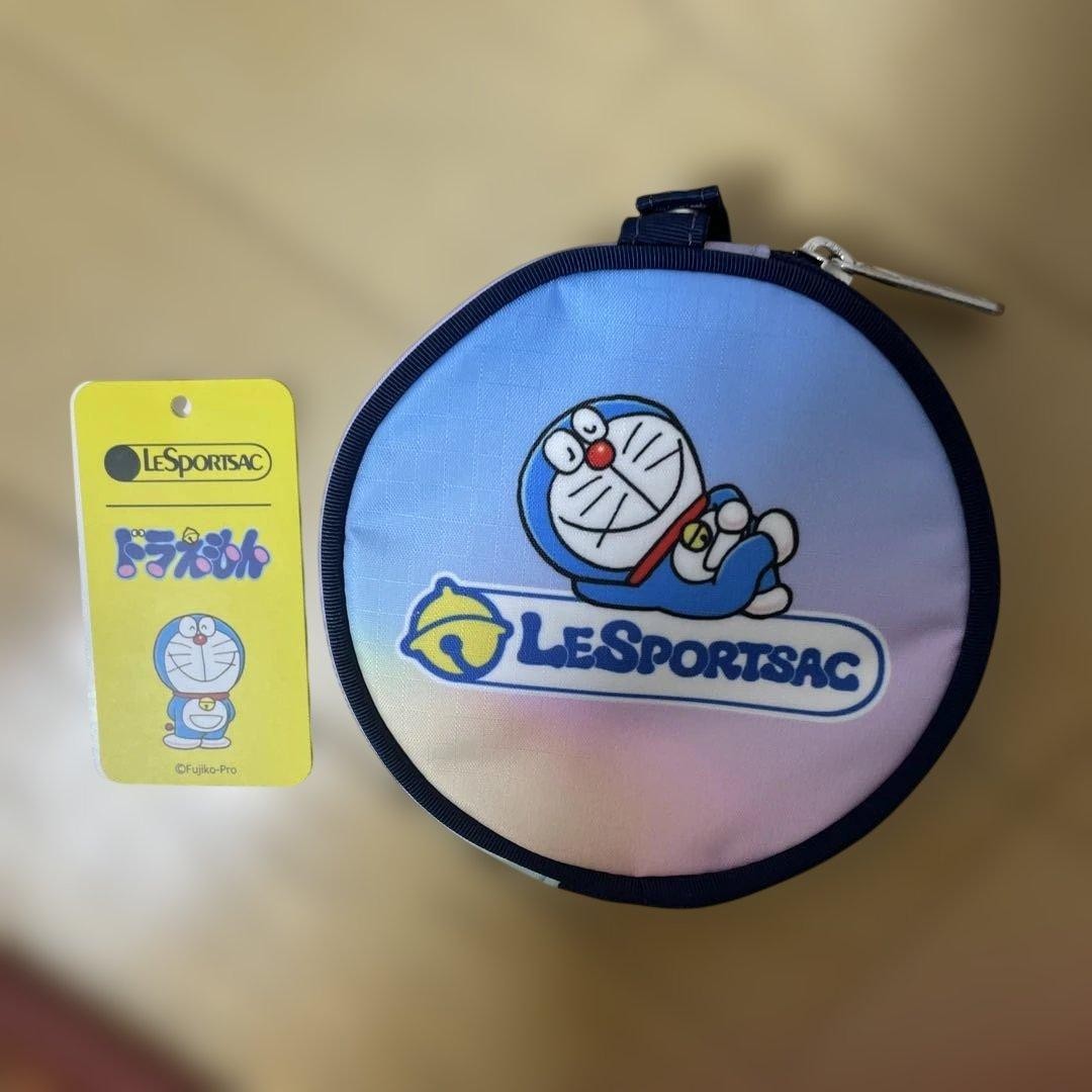 LeSportsac Doraemon Round Pouch LeSportsac Doraemon Round Pouch