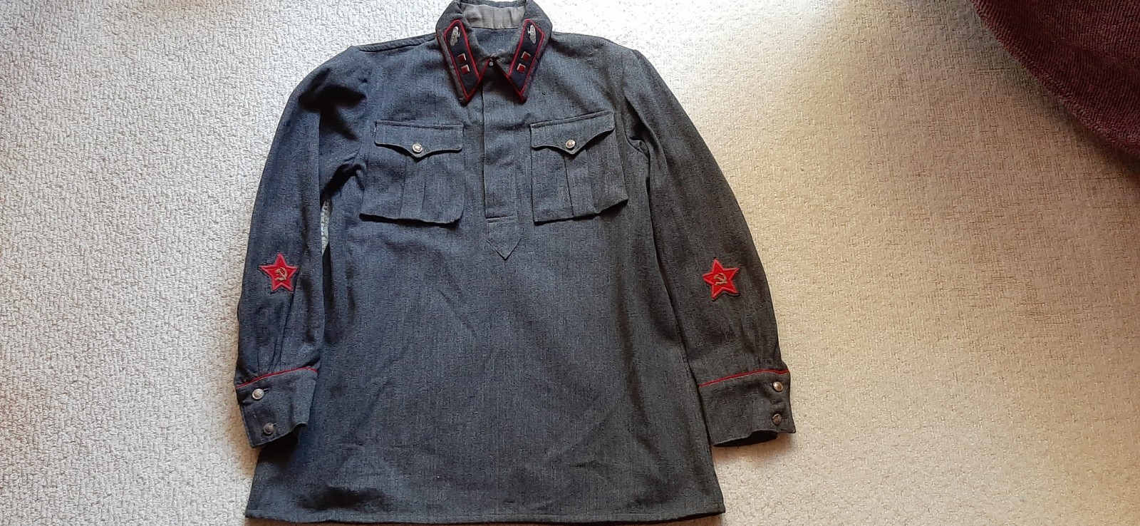 Soviet Russian WW2 Original Armor Troops Political Comissar Pullover Soviet Russian WW2 Original Armor Troops Political Comissar Pullover